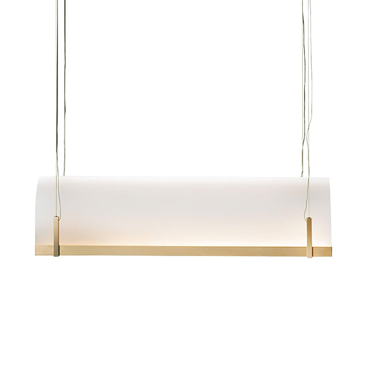 Optical Acrylic craftsmanship detail on Round Arched Curated Optical Acrylic Chandelier