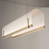Round Arched Curated Optical Acrylic Chandelier – architectural ceiling profile