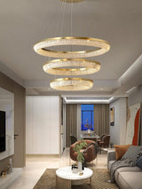 Round Ring Crystal Chandeliers Curated K9 Bohemi – dimensional scale reference