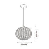 Rovena Curated Woven Rattan Pendant Light – architectural ceiling profile