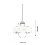 Sable Loop Curated Yellow Travertine Pendant Lig – dimensional scale reference