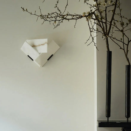 Sanbia Alabaster Wall Sconce