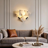 Spanish Alabaster Wall Lamp View 2 | Sanbia Alabaster Wall Lamp | JINSHE | JINSHE