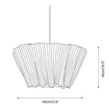 Scallora Curated Iron & Glass Pendant Light – architectural ceiling profile