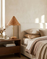 Solid Brass craftsmanship detail on Scalora Curated Solid Brass Table Lamp