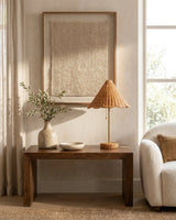 Scalora Curated Solid Brass Table Lamp – architectural ceiling profile