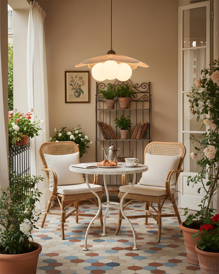 Sculpted Blossom Pendant Light
