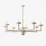 Sculptural Plaster Candelabra Curated Iron & Gla – Iron & Glass Chandelier