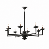 Sculptural Plaster Candelabra Curated Iron & Gla – ∅ 59.8 x H 61 finish configuration #1