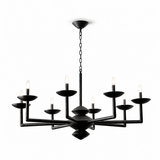 Sculptural Plaster Candelabra Curated Iron & Gla – ∅ 47.2 x H 33.5 finish configuration #1
