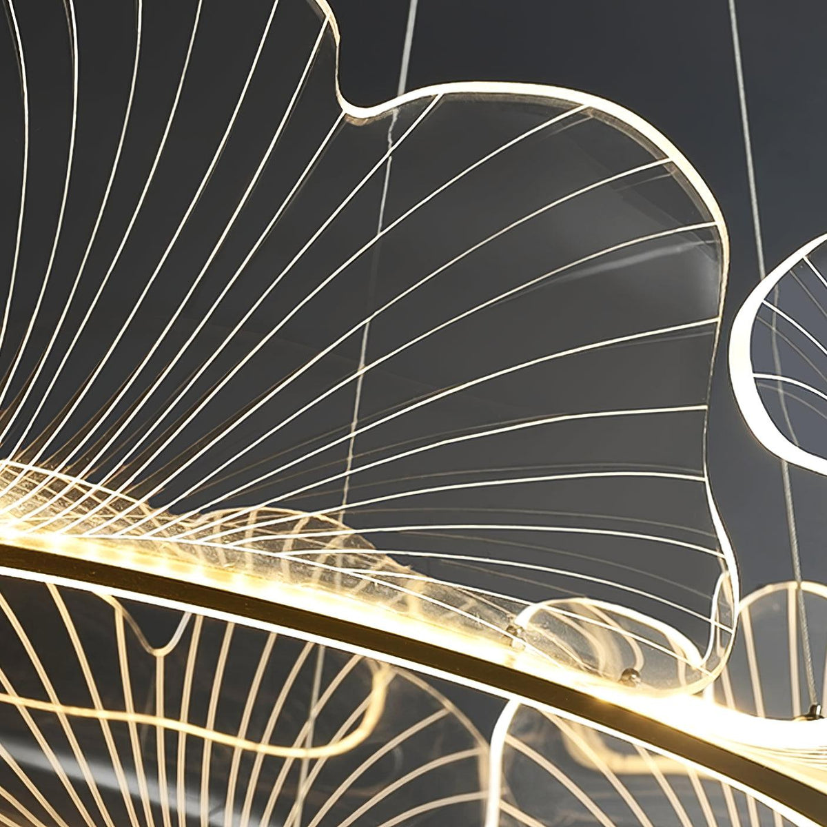 Sea Curated Iron & Glass Chandelier – handcrafted surface texture