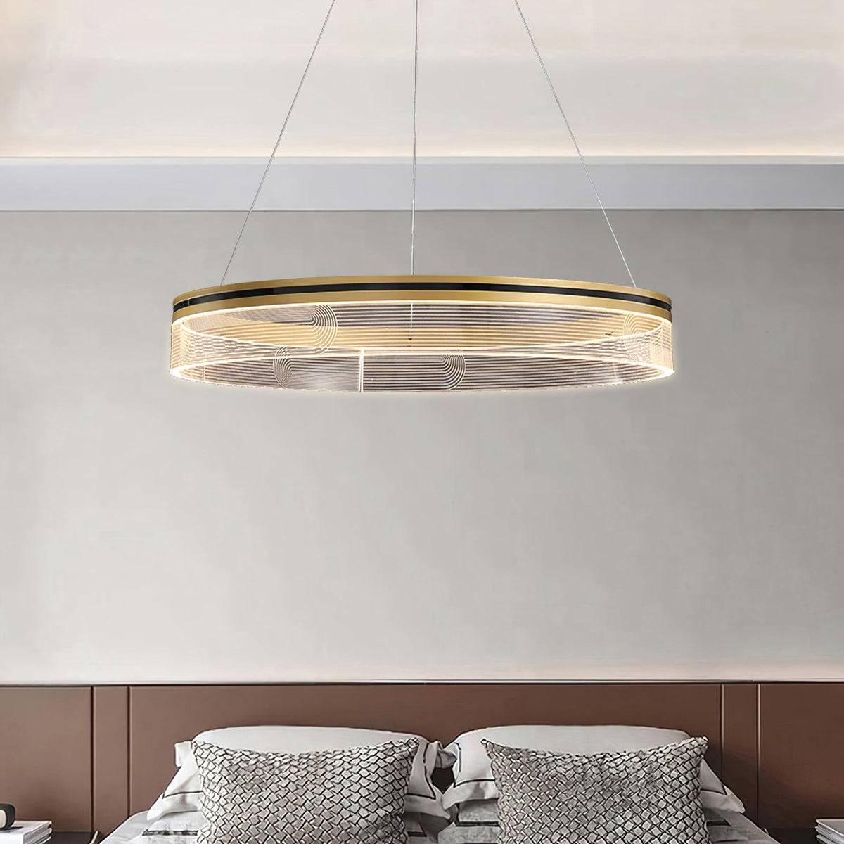 Sendra Curated Solid Brass Chandelier – handcrafted surface texture