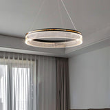 Sendra Curated Solid Brass Chandelier – side angled contour profile
