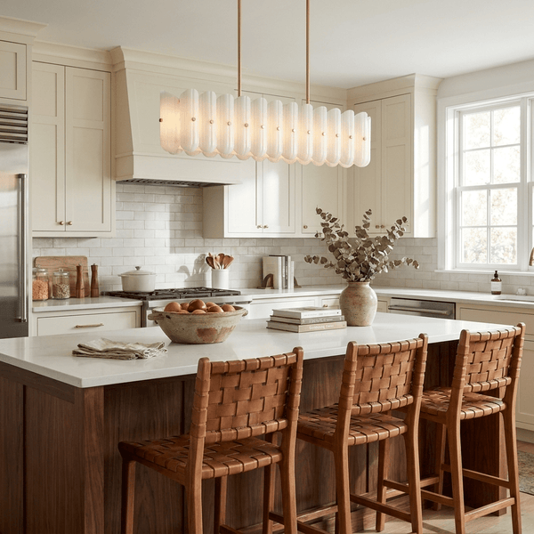 Seraphine Linear Fluted Glass Island Curated Mou
