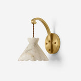 Serena Alabaster Curated Alabaster Wall Sconce – Alabaster Wall Sconce
