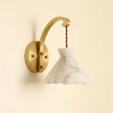 Serena Alabaster Curated Alabaster Wall Sconce – W 20cm x H 15cm  W 7.8 x H 5.9 finish configuration