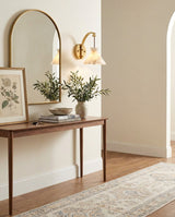 Serena Alabaster Curated Alabaster Wall Sconce – macro detail view