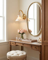 Serena Alabaster Curated Alabaster Wall Sconce – architectural ceiling profile