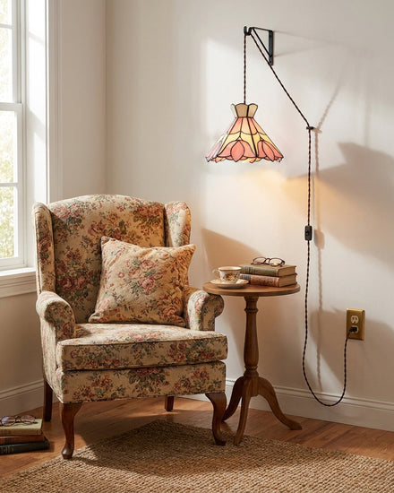 Serena Tiffany Plug In Pendant Light