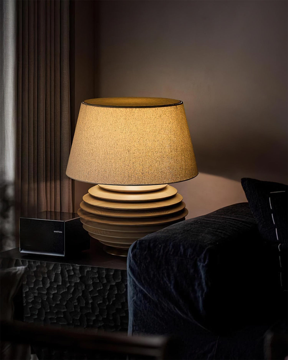 Serenity Strata Curated Hand-Thrown Ceramic Tabl – handcrafted surface texture
