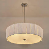 Shard Curated Mouth-Blown Frosted Glass Chandeli – illuminated warm ambiance setting #1
