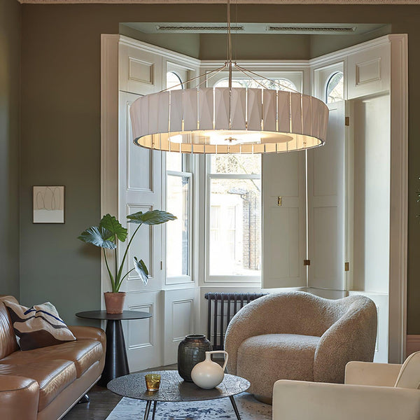 Shard Curated Mouth-Blown Frosted Glass Chandeli