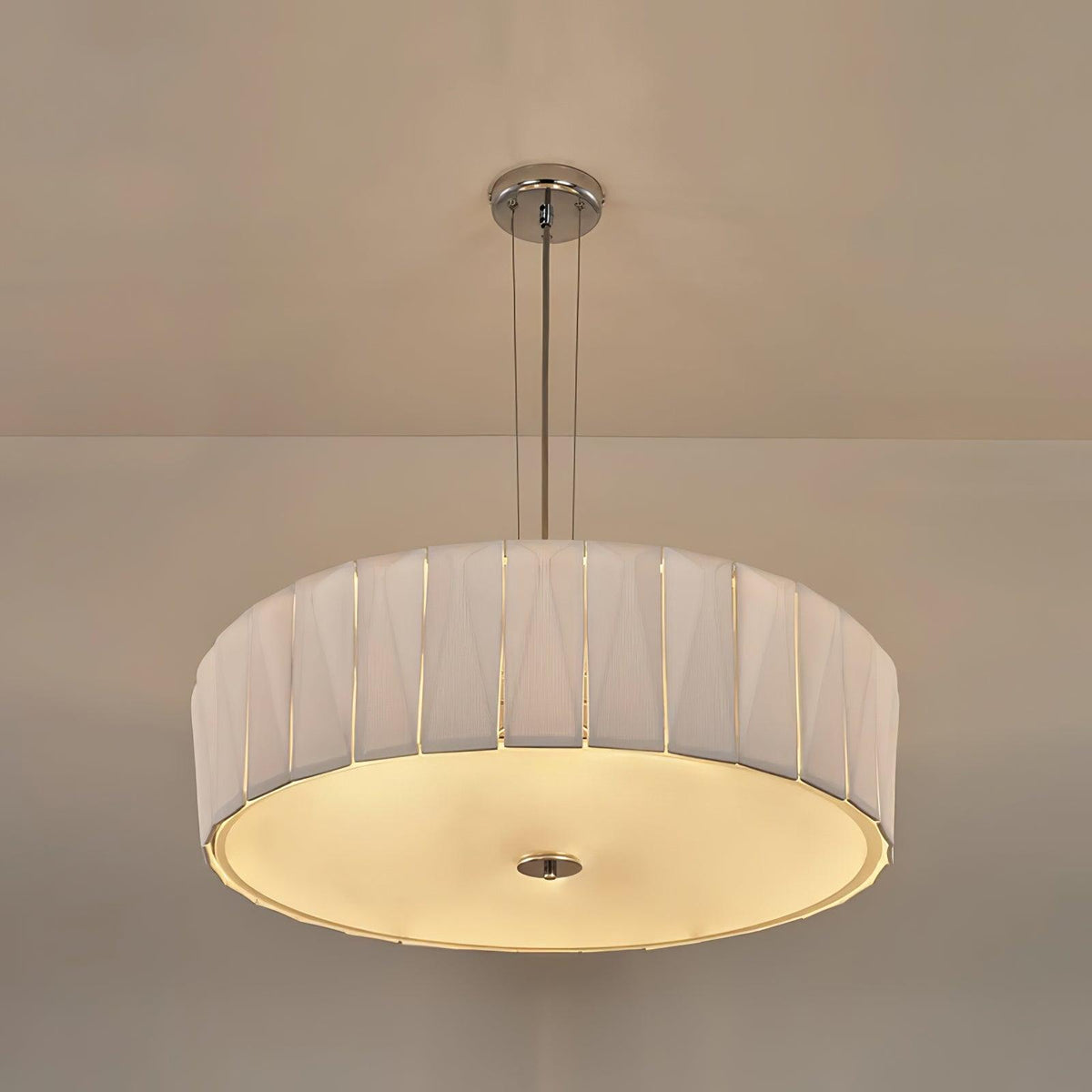 Shard Curated Mouth-Blown Frosted Glass Chandeli – 5-lights ∅ 21.7 x H 7.5  Dia 55cm x H 19 finish configuration