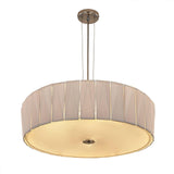 Shard Curated Mouth-Blown Frosted Glass Chandeli – side angled contour profile
