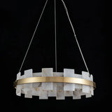 Spanish Alabaster Chandelier View 12 | Shudur Alabaster Halo Chandelier | JINSHE | JINSHE
