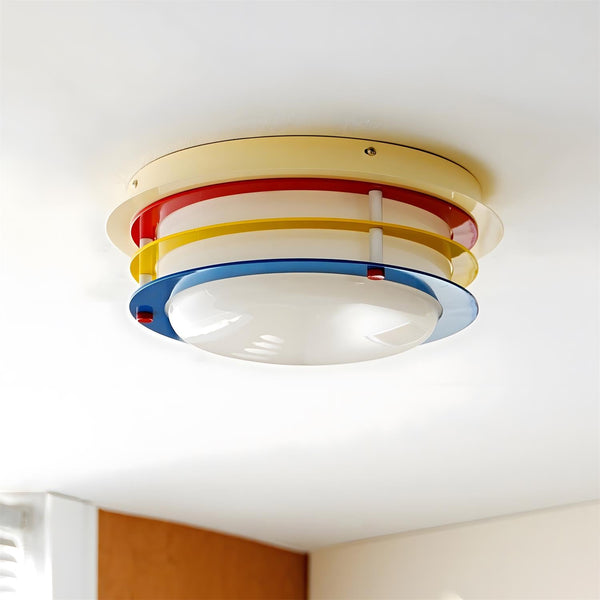 Sienna Wave Curated Mouth-Blown Frosted Glass Fl
