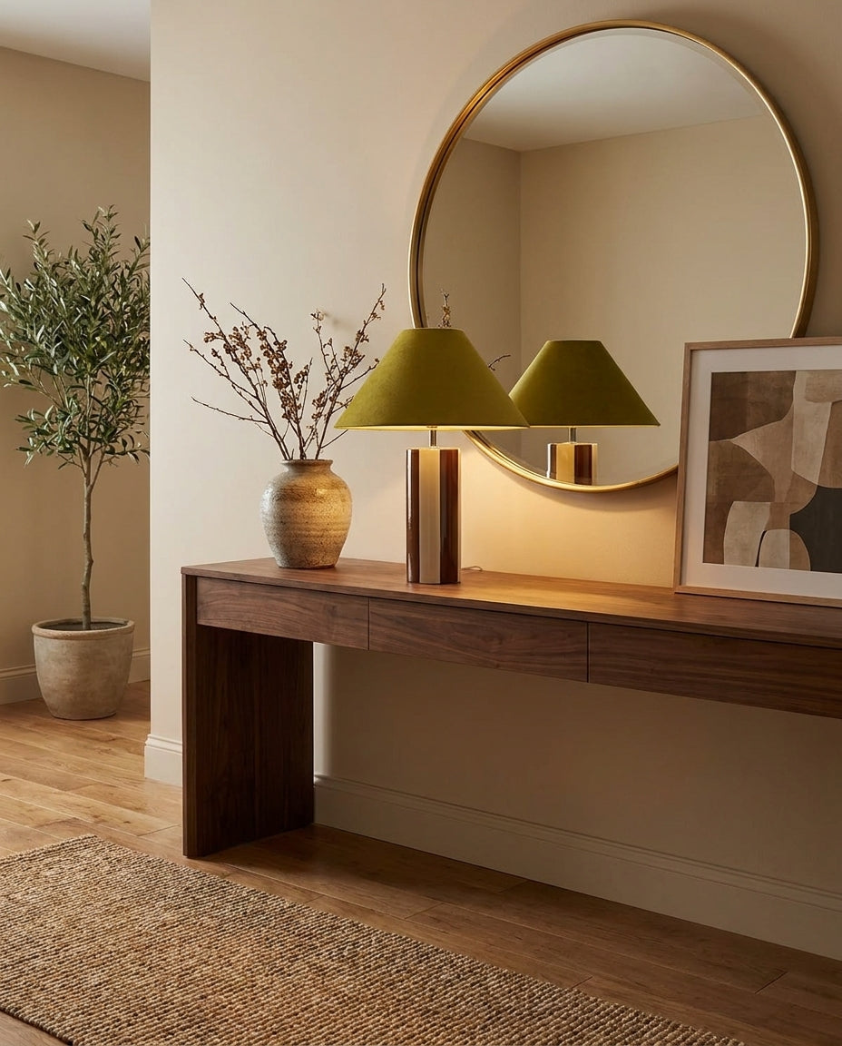 Sienvale Curated Iron & Glass Table Lamp