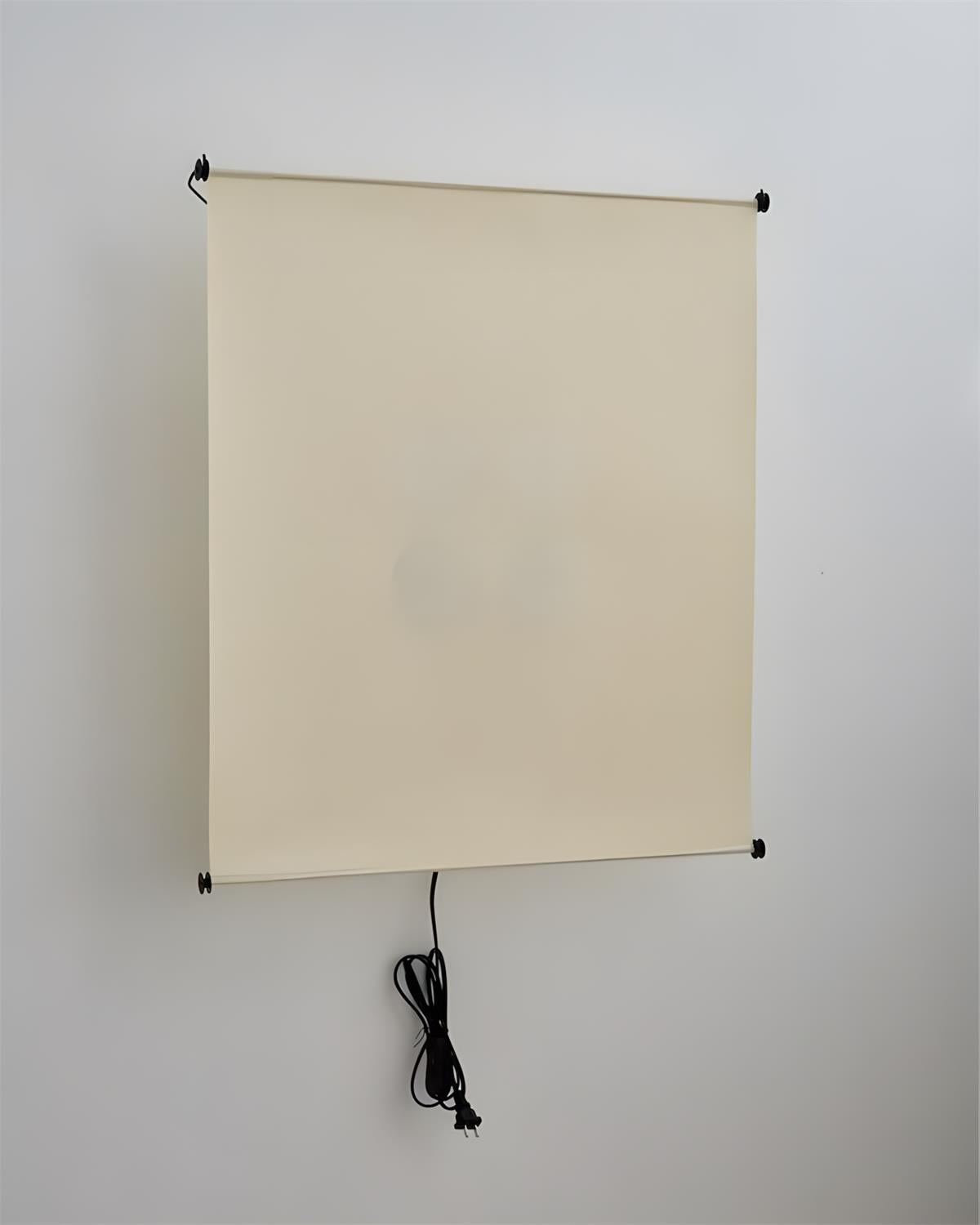 Silque Curated Washi Paper Wall Sconce – structural canopy joint detail