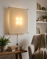 Silque Curated Washi Paper Wall Sconce – architectural ceiling profile