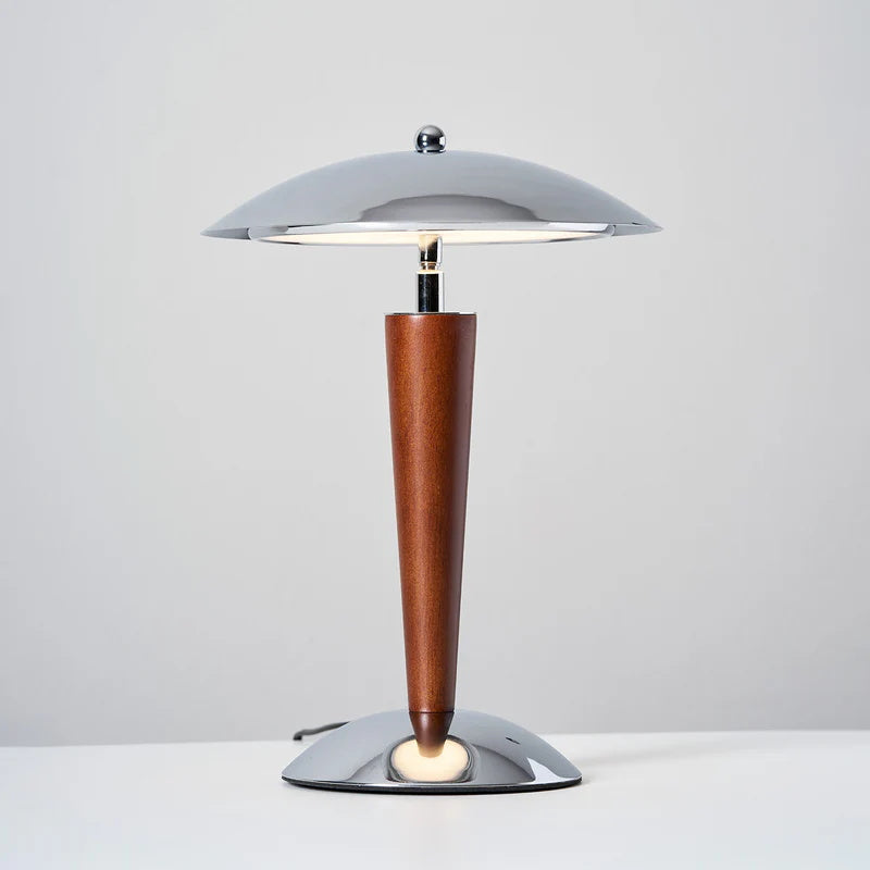 Silvoryn Curated Iron & Glass Table Lamp – W 25cm x H 35cm  W 9.8 x H 13.8 finish configuration