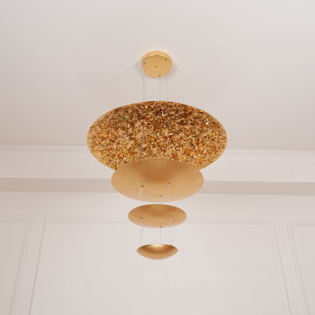 Modern Machine Chandelier – Ambient Illumination in Luxury Interior Setting View 5