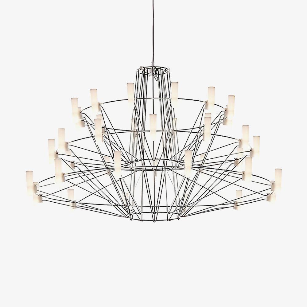 Sky Ballet Curated Optical Acrylic Chandelier – Optical Acrylic Chandelier