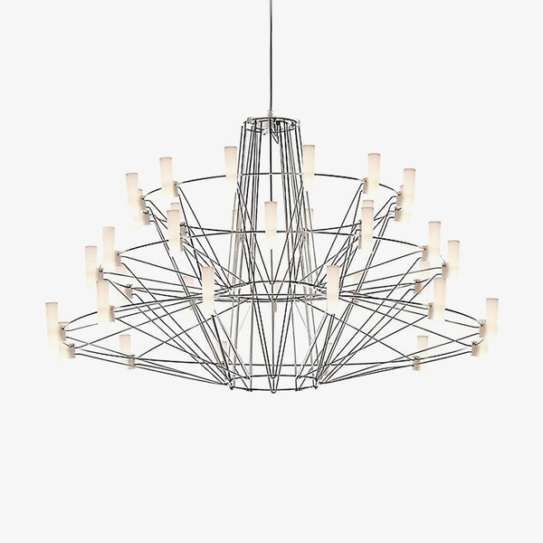 Sky Ballet Curated Optical Acrylic Chandelier