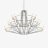 Sky Ballet Curated Optical Acrylic Chandelier