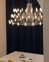 Sky Ballet Curated Optical Acrylic Chandelier – architectural ceiling profile