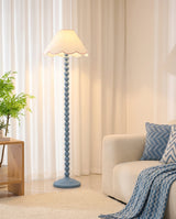 Skylisse Floor Curated Iron & Glass Floor Lamp – dimensional scale reference