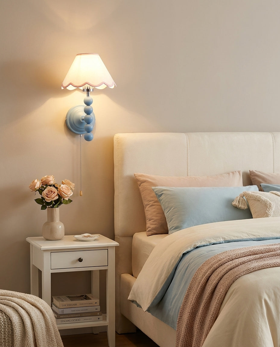 Skylisse Curated Iron & Glass Wall Sconce – handcrafted surface texture