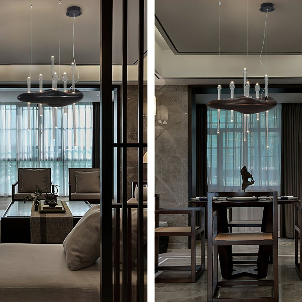 Skyward Thorn Curated Mouth-Blown Frosted Glass