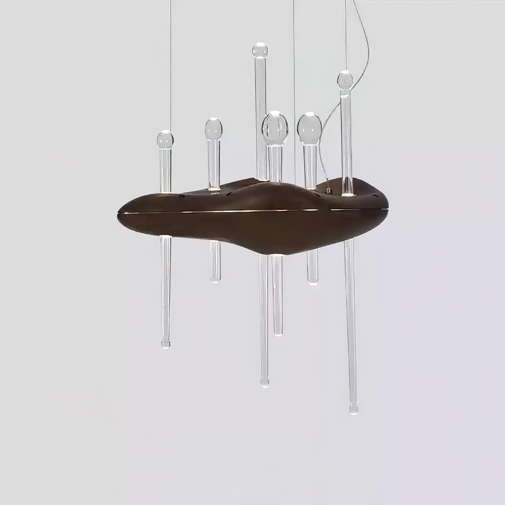 Skyward Thorn Curated Mouth-Blown Frosted Glass – architectural ceiling profile