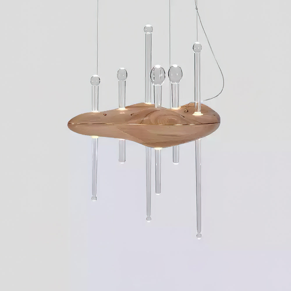 Skyward Thorn Curated Mouth-Blown Frosted Glass – illuminated warm ambiance setting