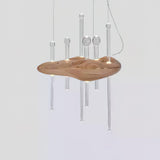 Skyward Thorn Curated Mouth-Blown Frosted Glass – illuminated warm ambiance setting