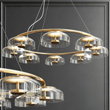 Solara Curated Mouth-Blown Frosted Glass Chandel – unlit natural material contrast