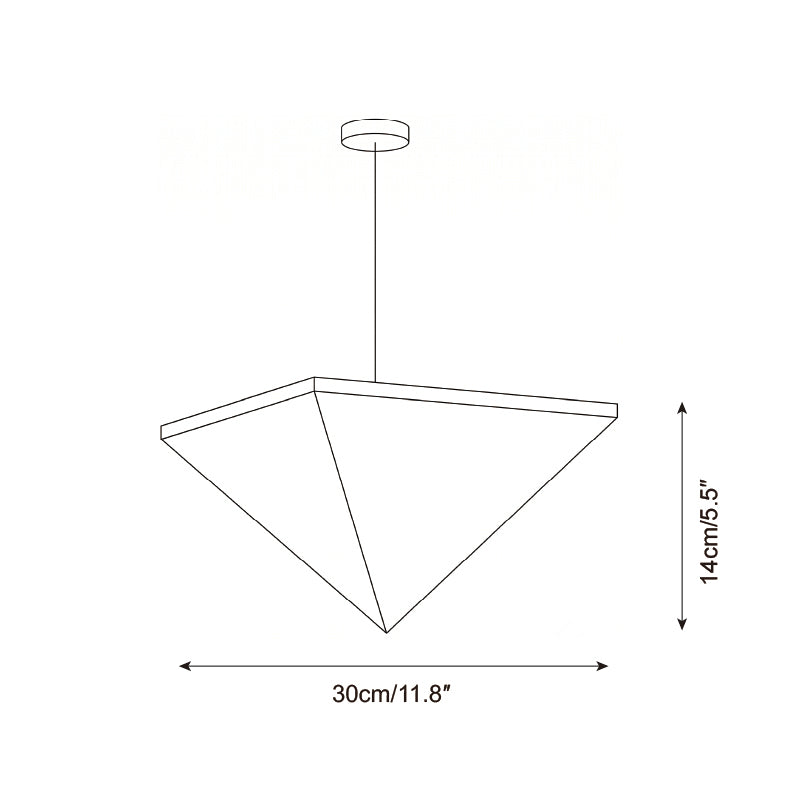 Solina Prism Curated Iron & Glass Pendant Light