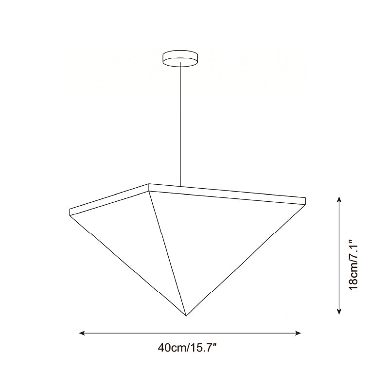 Solina Prism Curated Iron & Glass Pendant Light – illuminated warm ambiance setting