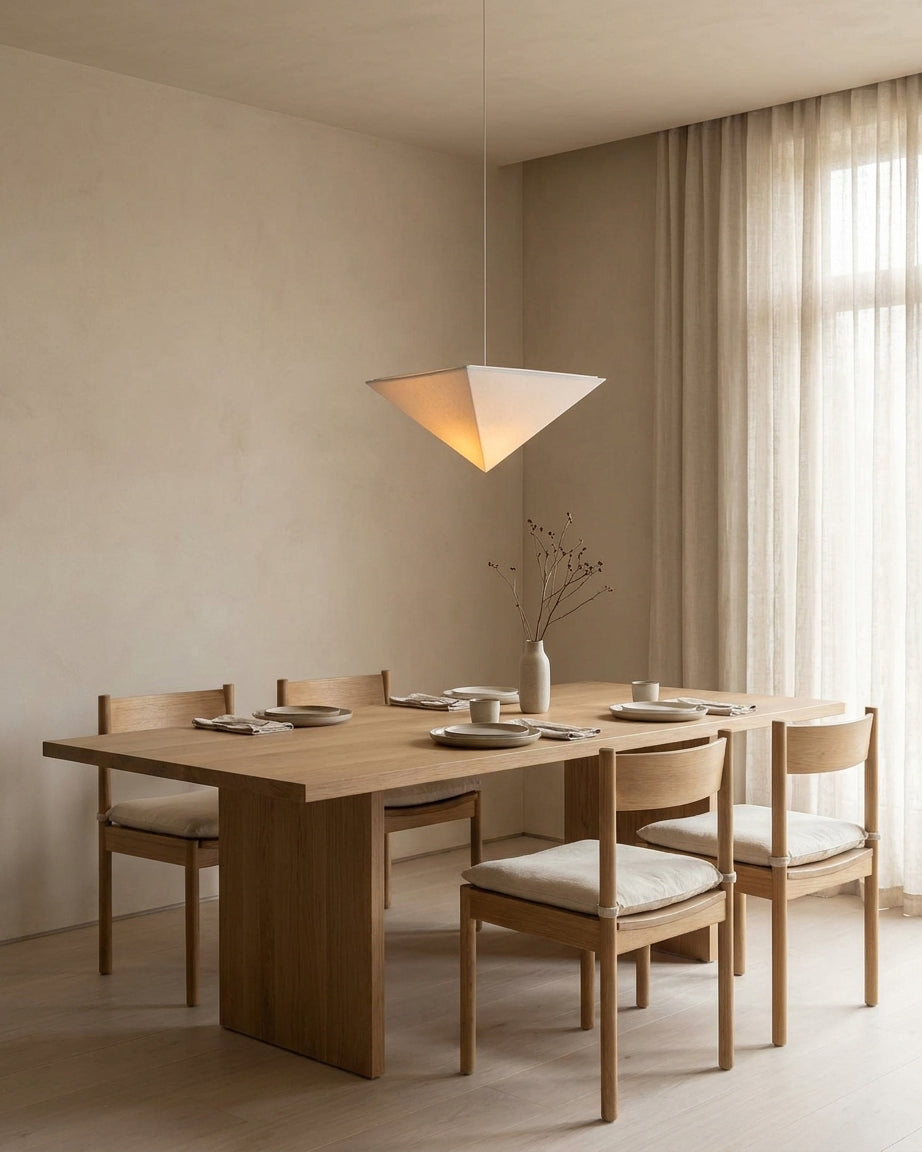 Iron & Glass craftsmanship detail on Solina Prism Curated Iron & Glass Pendant Light