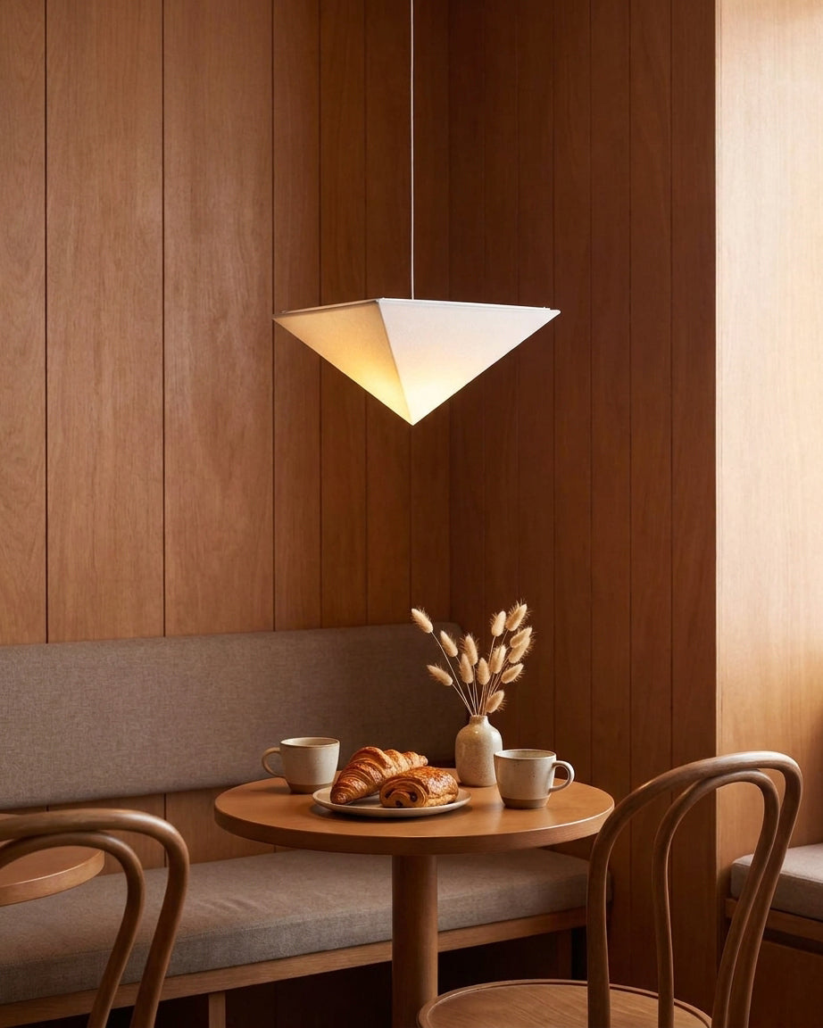 Solina Prism Curated Iron & Glass Pendant Light – handcrafted surface texture